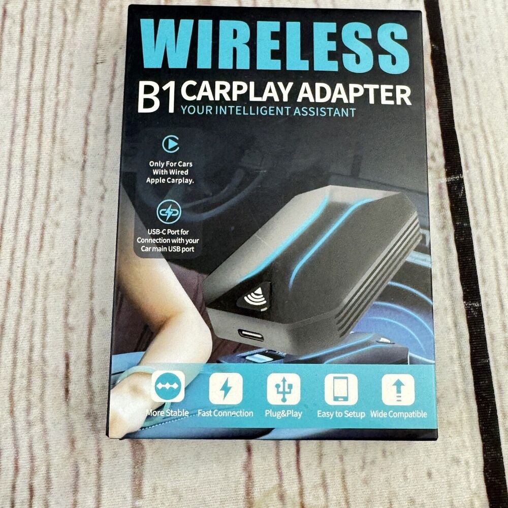 Wireless CarPlay Adapter for iPhone Convert Wired to Wireless Apple CarPlay USB